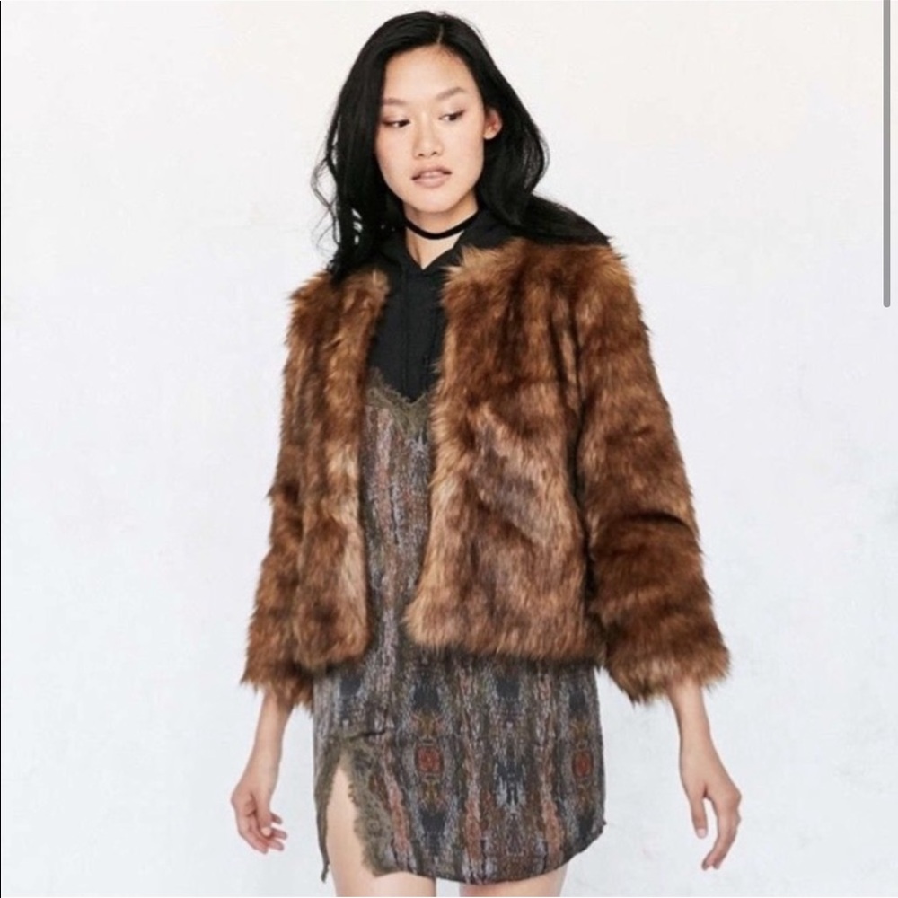 Kimchi Blue Faux Fur Coat